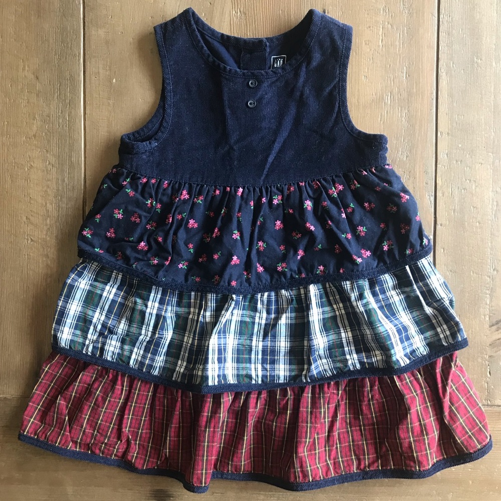 Gap baby layered dress bloomer set 12-18 months